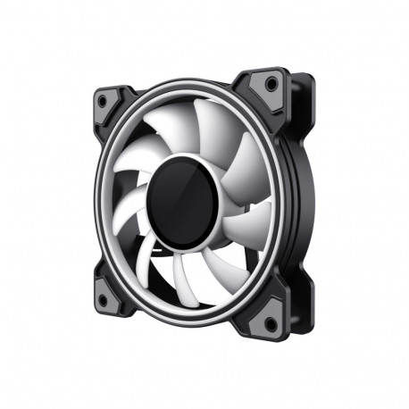 Gamemax Case Fan | DUAL RING INFINITY BK | Black