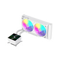 Gamemax CPU Liquid Cooler | GLACIER 240 LCD WH | White