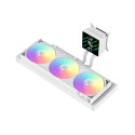 Gamemax CPU Liquid Cooler | GLACIER 360 LCD WH | White