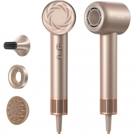 Dreame föön Glory Mix AHD18 1600W 4 temperatuuriseadistust ioonfunktsioon difuuserotsak, kuldne