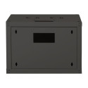 Digitus DN-19 07-U-SW must seinale paigaldatav kapp IP20 ühepoolne klaasuks paigaldussügavus 305-370