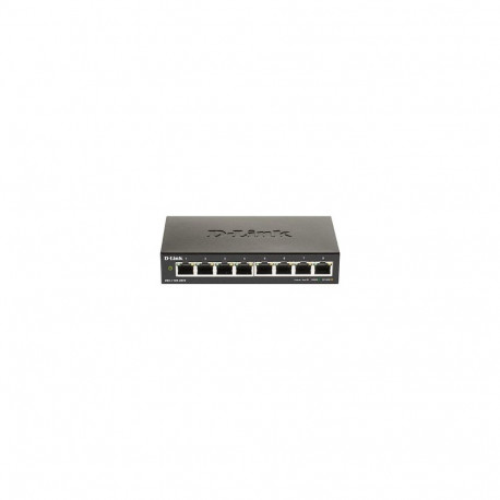 D-Link nutikas gigabitine Etherneti kommutaator DGS-1100-08V2, hallatav, lauapealne, välise toiteall