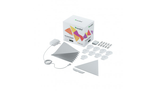 Nanoleaf Shapes Triangles stardikomplekt (9 paneeli), 1 W, 16M+ värvi