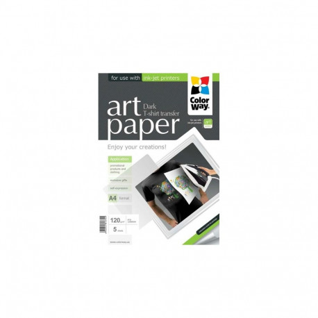ART T-shirt transfer (dark) | Photo Paper | 120 g/m² | A4 | A4