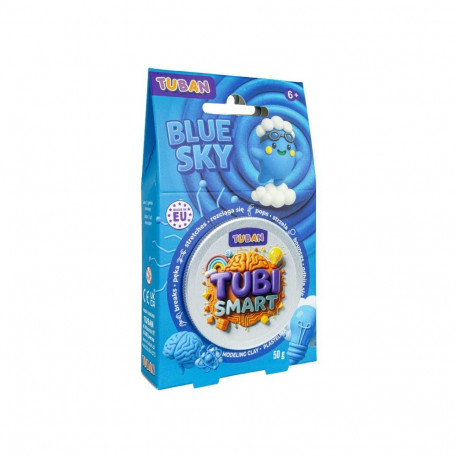 Plasticine Tubi Smart Playdough - Blue Sky 50g