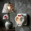 Product Name: Maclean MCE336 Dual Power Socket Splitter with 2x USB Ports
S