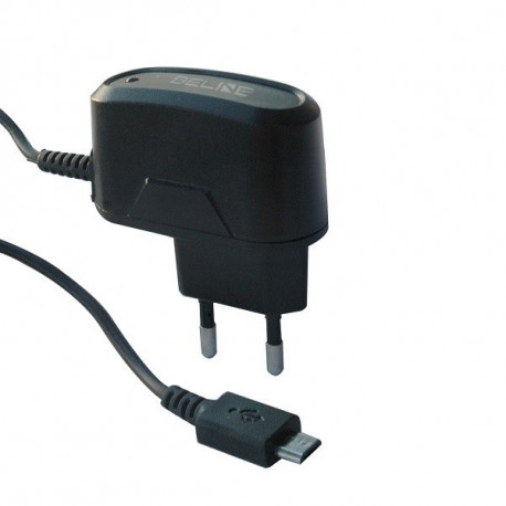 Must microUSB 1A reisilaadija