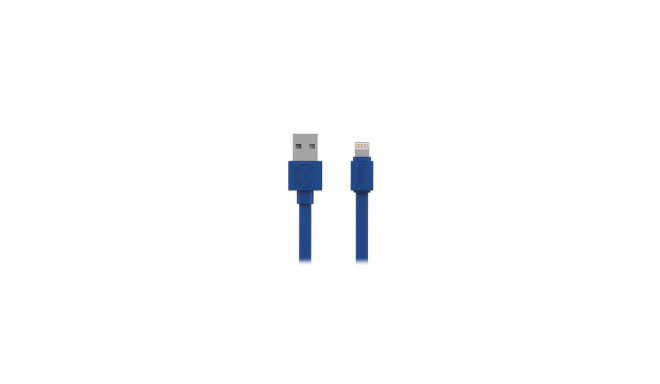Cable - Allocacoc USB Lightning Cable 1.5m Flat Blue