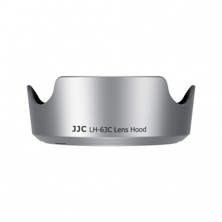 Camera Lens Hood - JJC LH 63C Silver Lens Hood for Canon 58mm Filter Compatible Silver