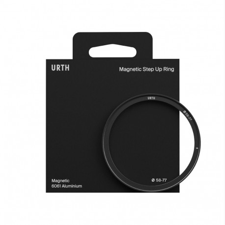 Adapter - Urth 58mm to 77mm Magnetic Step Up Ring Aluminum Anti-Reflective