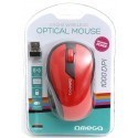 Omega hiir OM-415 Wireless, punane/must