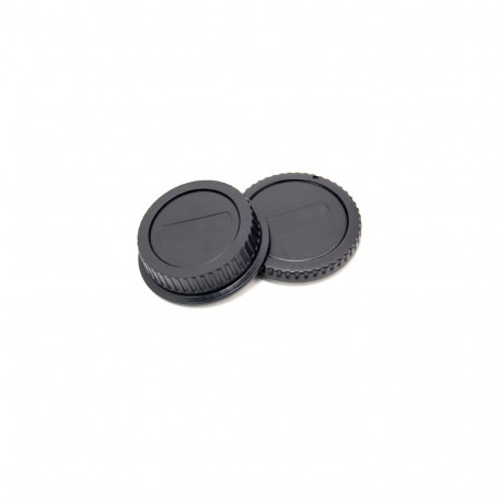 Camera Accessory - Caruba Rear Lens and Body Cap Set for Canon