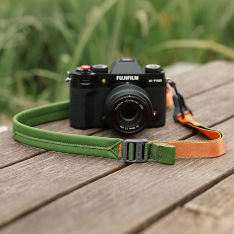 Camera Strap - Falcam Maglink Quick Magnetic Buckle Lite V2 Leather Dyneema Green