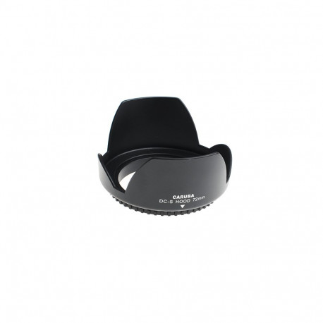 Camera Lens Hood - Caruba Universal Wide Lens Hood 72mm Black