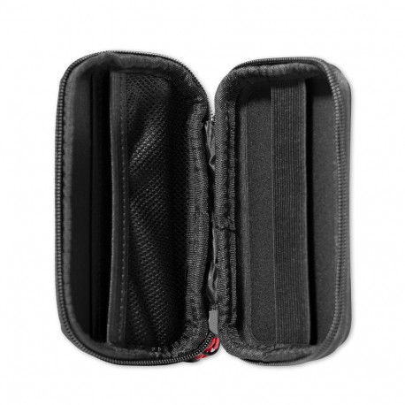 Case - Caruba Portable Hard Drive Case with Elastic Strap and Mesh Compartment Black