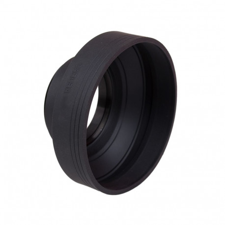 Camera Accessory - Caruba Rubber Lens Hood 3in1 55mm Black