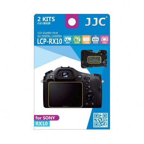 Camera Accessory - JJC LCP RX10 Screen Protector (Sony RX10, anti-scratch, clear)