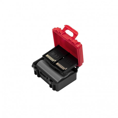 Case - Caruba Battery Box Case Small, Water-Resistant, Holds 1 Battery & 2 SD Cards