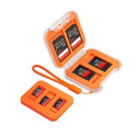 Case - Ulanzi CC01 MINI Memory Card Case, silicone inserts, splash resistant