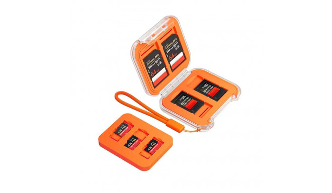 Case - Ulanzi CC01 MINI Memory Card Case, silicone inserts, splash resistant