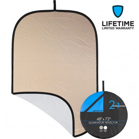 Photography Accessory - Westcott Illuminator Collapsible Reflector 121.9x182.8cm Sunlight/White