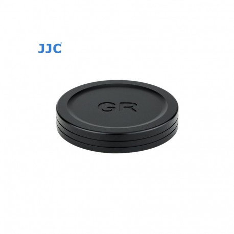 Camera Lens Cap - JJC LC GR3 Lens Cap (Ricoh GR II/GR III, Aluminum, Black)