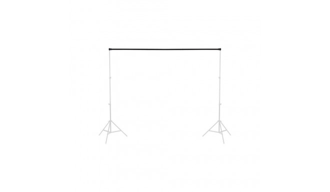 Background Support - Caruba Crossbar 2m Adjustable Telescopic Support Black