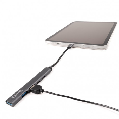 USB Hub - Caruba 5 in 1 USB C Hub (PD 100W, 3x USB A, USB C)
