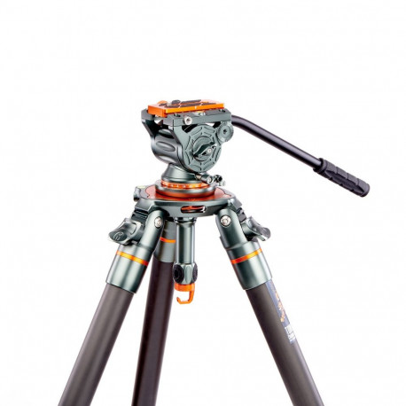 Tripod Accessory - 3 Legged Thing Half Bowl 75mm 3/8" Thread, Bubble Level
