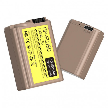 Battery - Ulanzi NP FW50 Type Lithium Ion Battery 1030mAh 7.2V USB-C