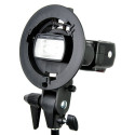 Lighting Accessory - Godox S Bracket Elinchrom Rotolux Clamp Mount Black
