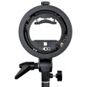 Lighting Accessory - Godox S Bracket Elinchrom Rotolux Clamp Mount Black