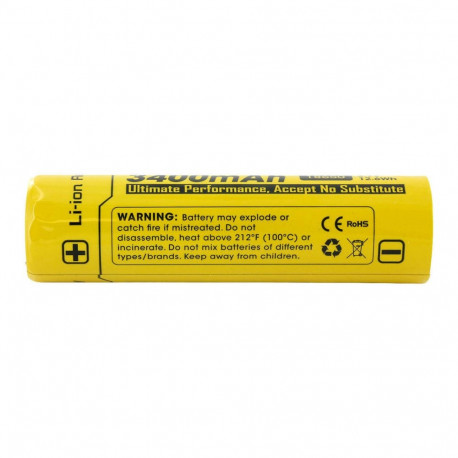 Battery - Nitecore NL1834 3400mAh Rechargeable Lithium-Ion