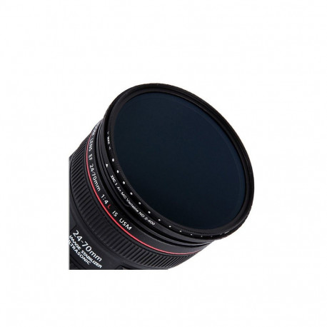 Camera Filter - JJC F NDV55 Variable ND Filter (ND2-400, 1-9 stops, optical glass)