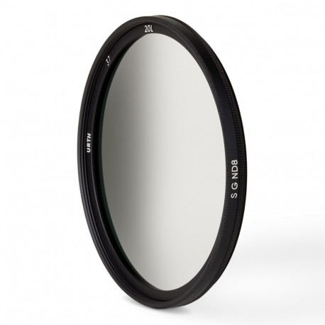 Camera Lens Filter - Urth 37mm Soft Graduated ND8 Filter German Glass