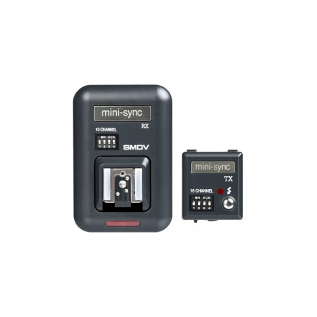 Flash Trigger - SMDV Mini Sync Set (wireless transmitter/receiver, 2.4GHz, 100m range)