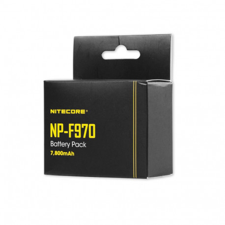 Battery Pack - Nitecore NP F970 7800mAh 56.2Wh