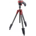 Manfrotto tripod MKCOMPACTACN-RD, red