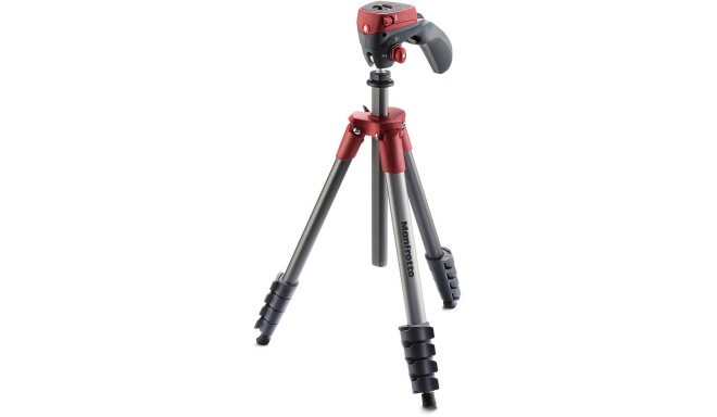 Manfrotto tripod MKCOMPACTACN-RD, red