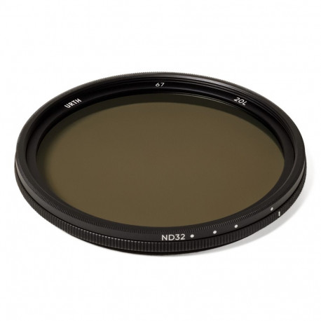 Camera Lens Filter - Urth 67mm ND2 32 Variable ND Filter (1-5 Stops, German Glass)