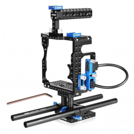 Camera Accessory - Meike VK 5D4B Video Cage (Canon EOS 5D Mark III/IV, stability kit)