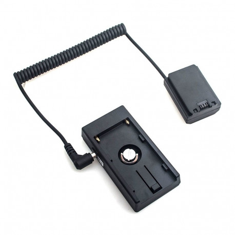 Camera Battery Adapter - Caruba NP FZ100 Dummy Battery with F970 Plate