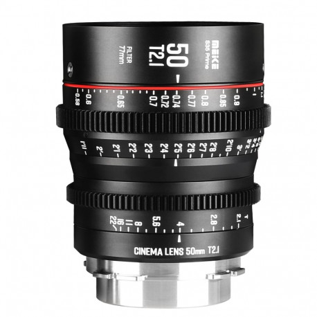 Cine Lens - Meike MK 50mm T2.1 PL Mount S35, T2.1, 58cm focus distance