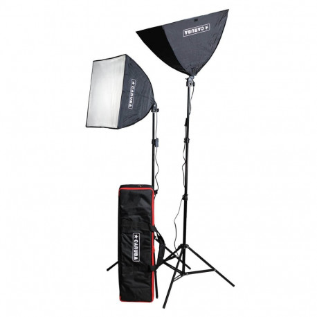 Lighting Equipment - Caruba All in 1 Light Set (Softbox, 60W LED, 5400K)
