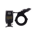 Camera Flash - Meike MK 14EXT Macro Ring Flash (dual tubes, LCD display, 8 adapters)