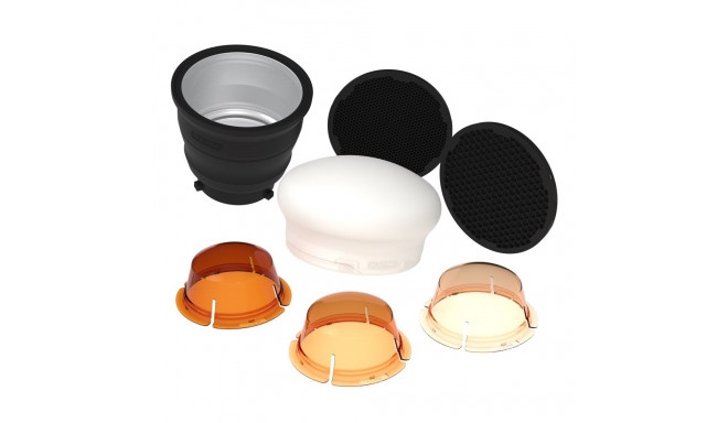 Lighting Modifier Kit - MagMod XL Professional Strobe Kit Universal Reflector Silicone