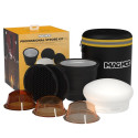 Lighting Modifier Kit - MagMod XL Professional Strobe Kit Universal Reflector Silicone
