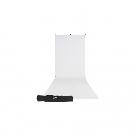 Photography Backdrop - Westcott X Drop Wrinkle Resistant Kit 5' x 12' White