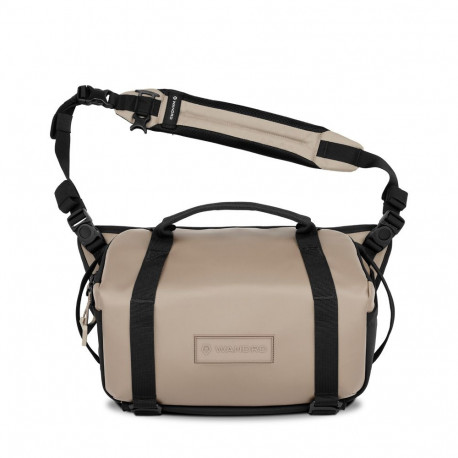 Camera Sling Bag - WANDRD ROGUE Sling 9L V2 Laptop Bag Weather-Resistant Yuma Tan