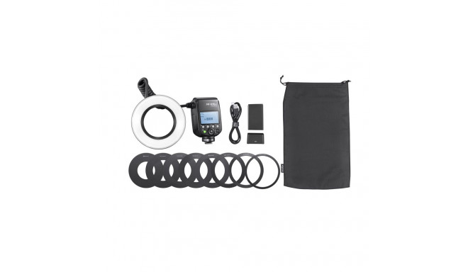 Photography Accessory - Godox MF R76S TTL Macro Ring Flash GN14 Wireless